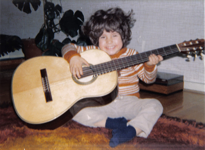 guitarist Martin Sangill som barn